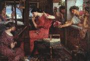 John William Waterhouse Penelope and the Suitors oil painting artist